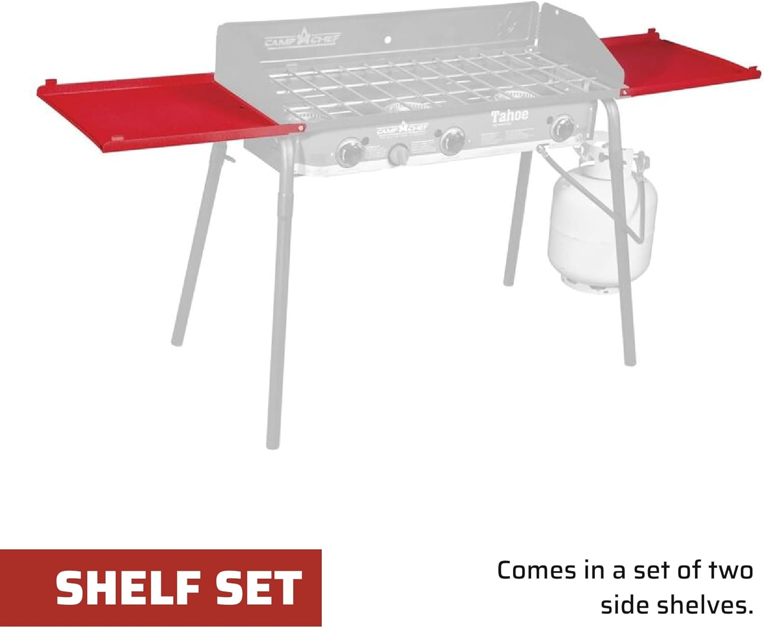 Camp Chef Folding Side Shelf Set for 14-Inch Cooking Systems image number 1