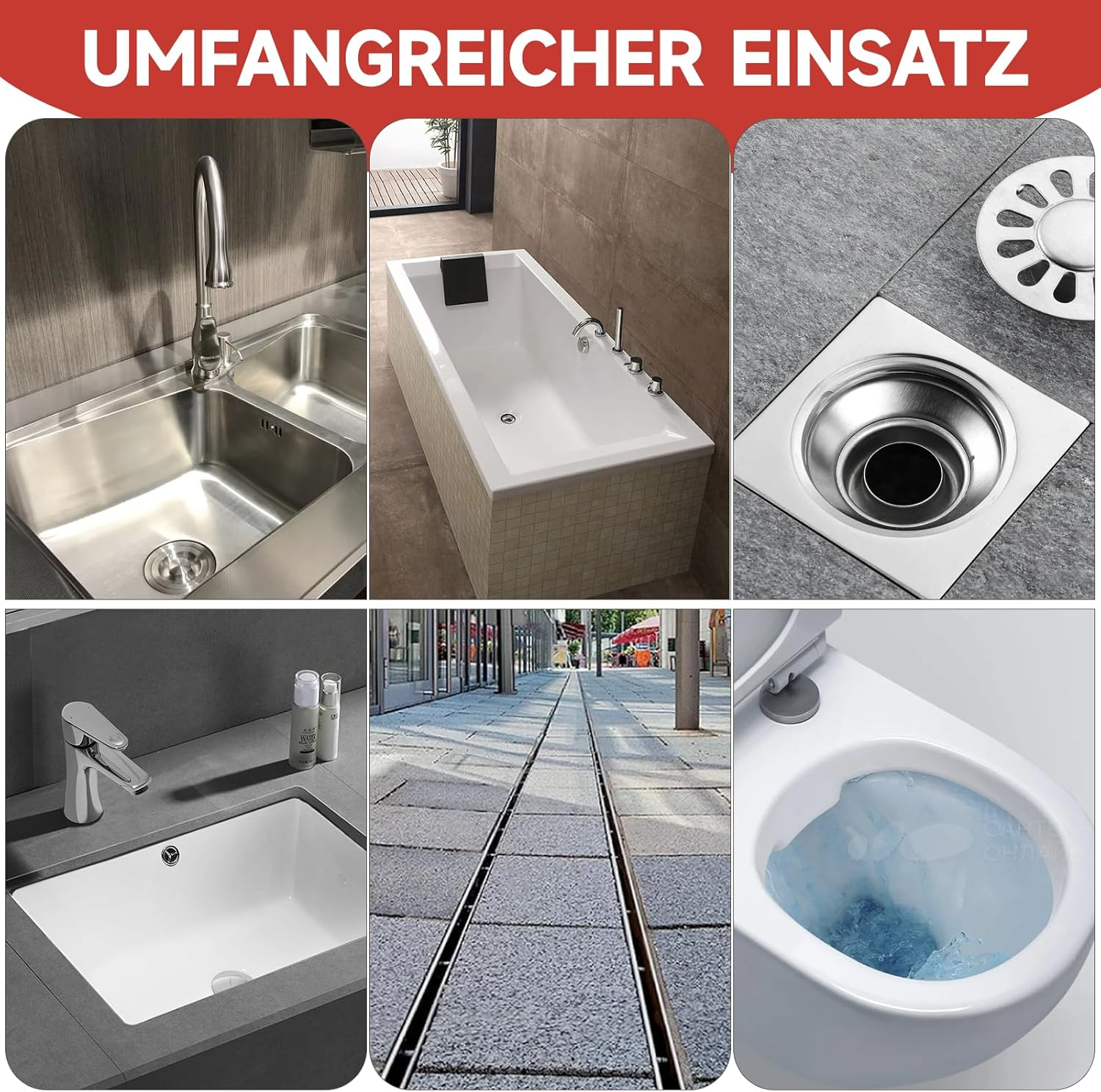 Hautllaif Pipe Cleaning Spiral 5 M Hand Crank Spiral - Flexible Drain Spiral Made of PE and 72A Carbon Steel for Effective Pipe Clogging Cleaning - Ideal for Toilet Kitchen Bathroom Sink Drain image number 1