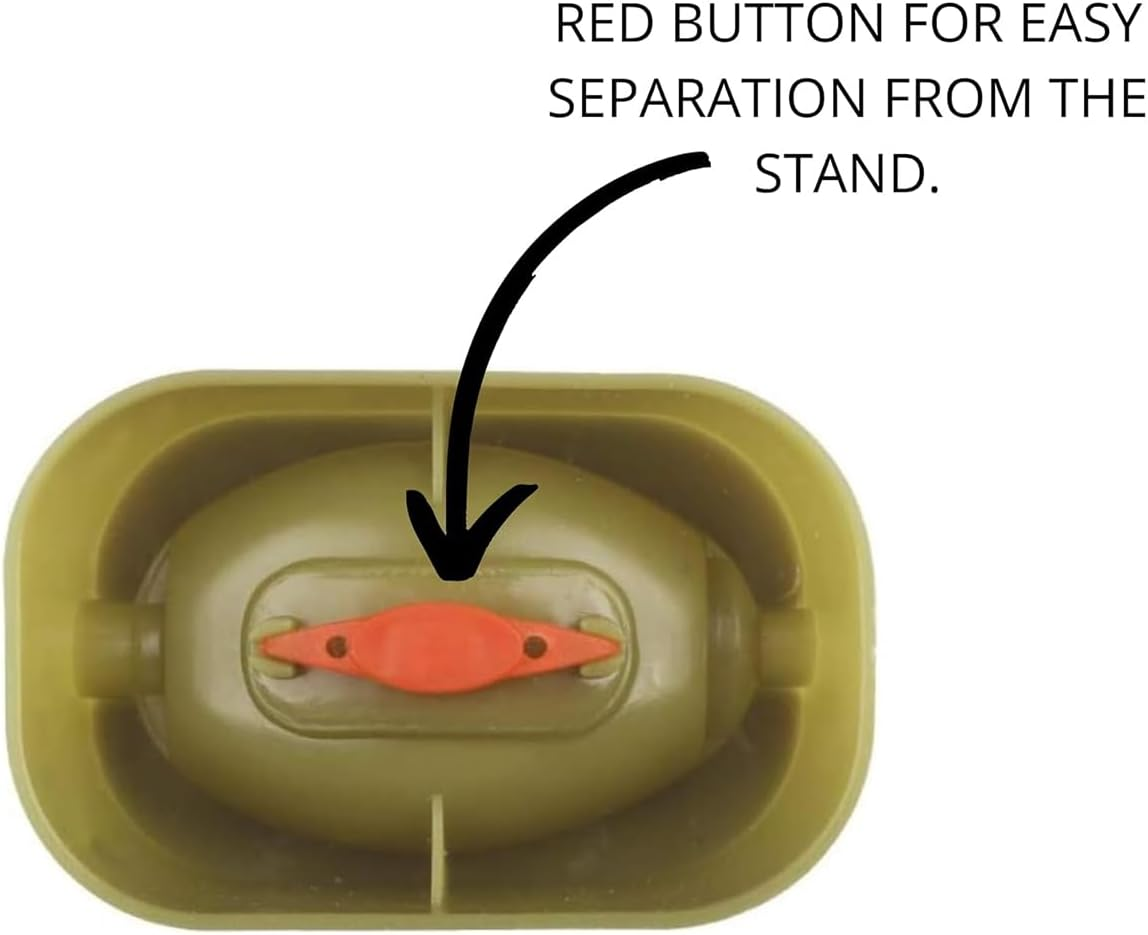 AIMALL Carp Fishing Method Feeder Set with Bait Mould &ndash; Plastic-Coated Nest Feeder for Accurate Baiting