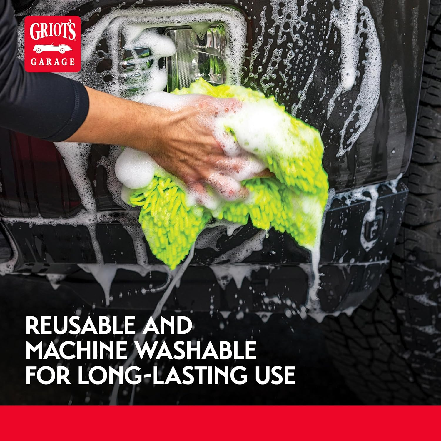 Griot'S Garage Microfiber Wash Pads, Standard (Set of 2) image number 6