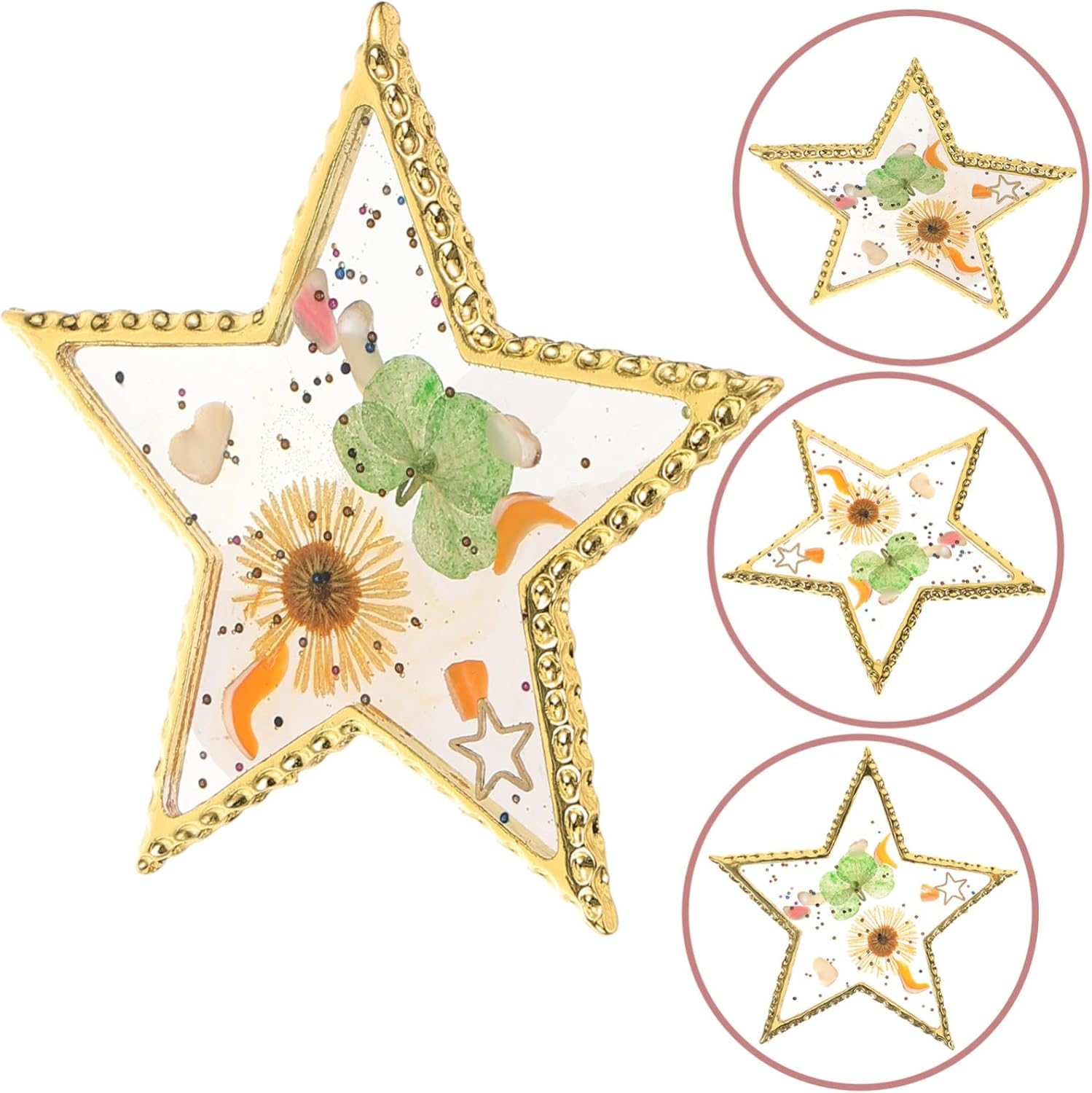 IWOWHERO Nail Art Palette Resin Nail Painting Mixing Pallet Multi-Function for Diy image number 3