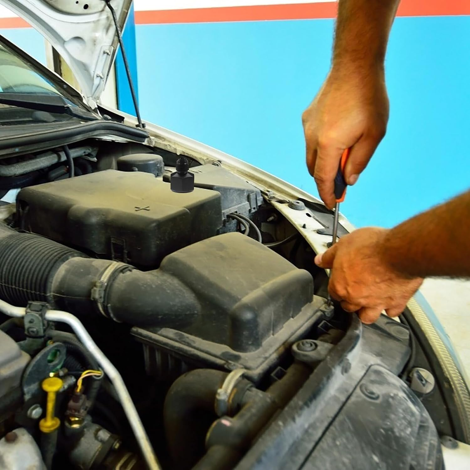 Flare Reducer Hose Adapter to Male to Female Aluminum Fitting for Car Parts Connection Easy Installation Automotive Flare Hose Reducer image number 4