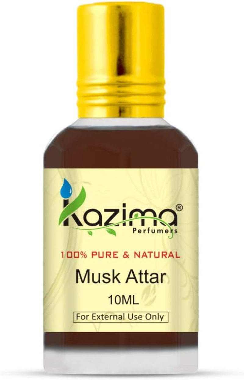 KAZIMA Musk Attar Perfume for Unisex - Pure Natural Undiluted (Non-Alcoholic) (10Ml) image number 1
