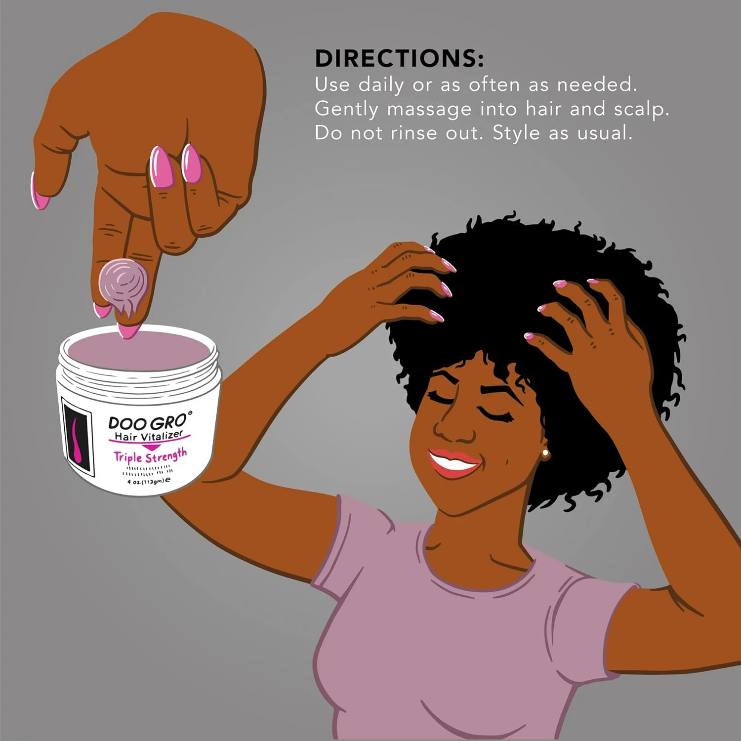 Doo Gro Medicated Vitalizer Triple Strength 4 Ounce Jar (100Ml) (3 Pack) image number 4