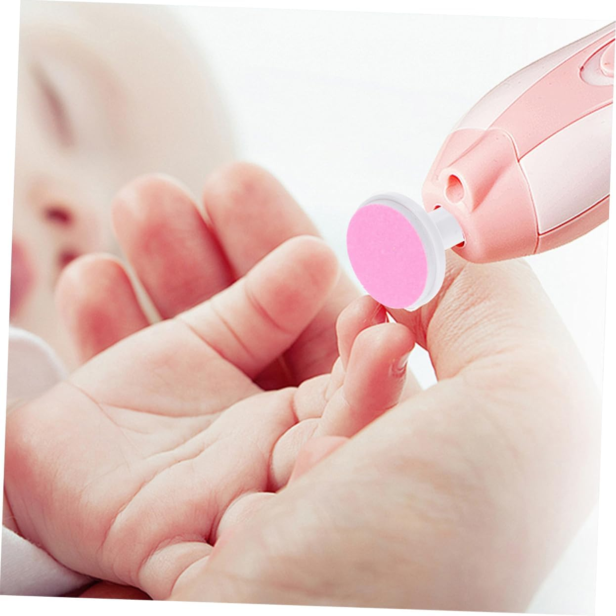 CANIGHT 24Pcs Electric Nail File Trimmer Replacement Heads Adult Nail Grinding Heads image number 6