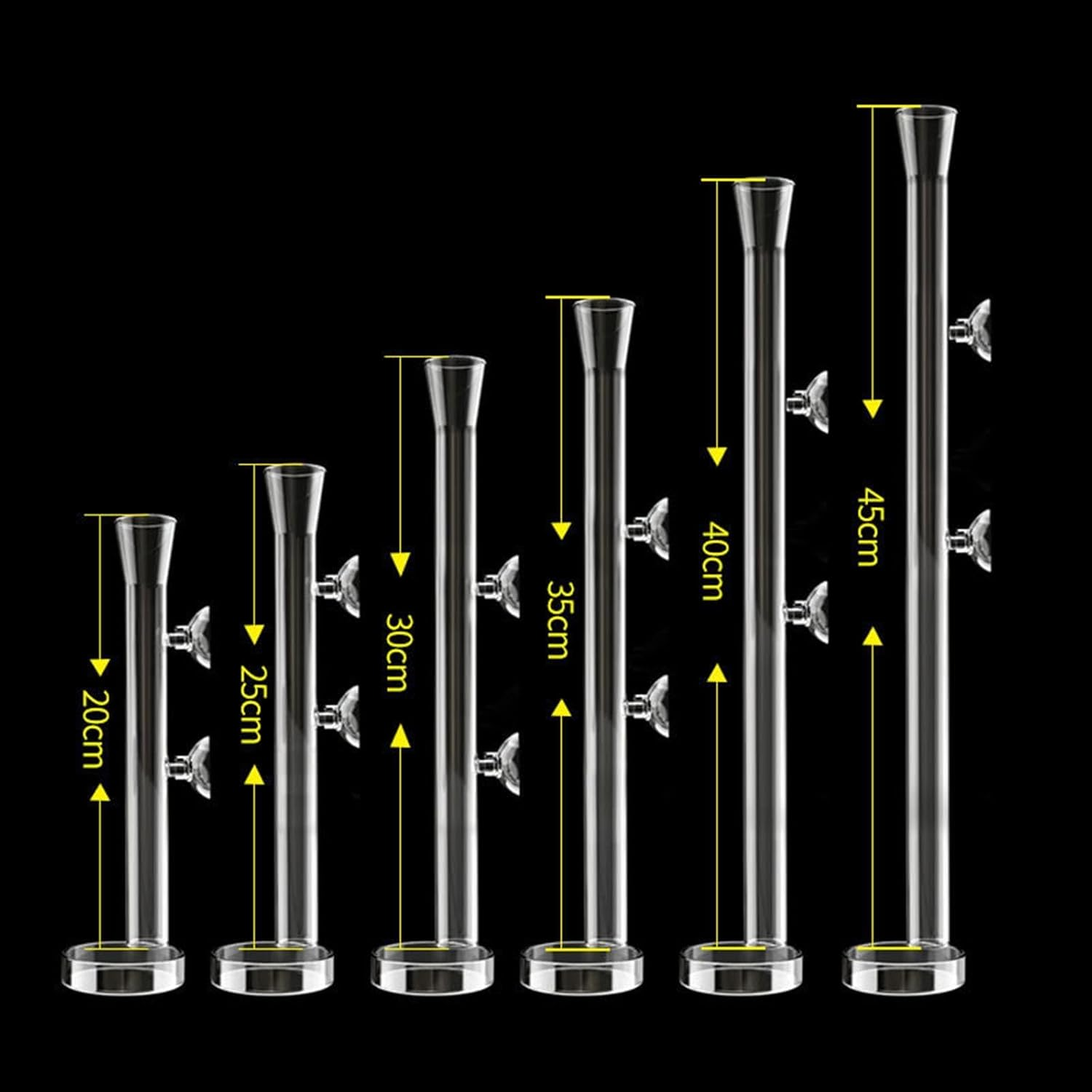 MFMEXUL Elegant Glass Feeder Tube for Aquatic Creatures, 20Cm image number 4