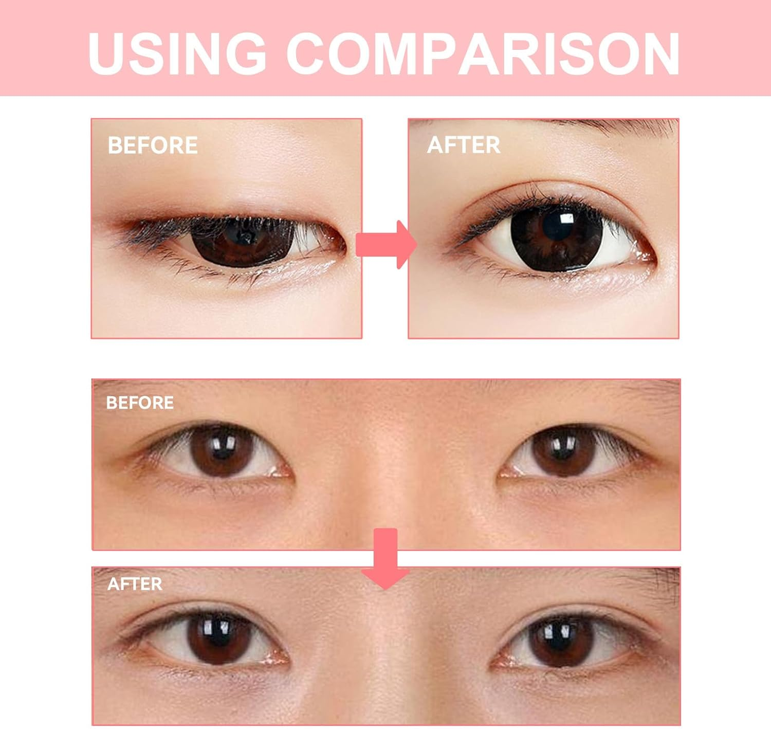 Eyelid Lifting Cream,Double Eyelid Styling Cream,For Hooding Long Lasting & Waterproof,Double Instant Eye Lift,Dou/Ble Eye/Lid Styling Cr/Eam,Shaping Gel for Eyes (7 PCS) - 5 Pcs image number 4