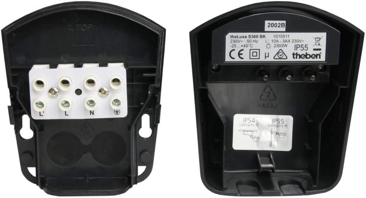Theben 1010511 Theluxa S360 BK 1010511 Theluxa S360 BK - Motion Detector (PIR) image number 6