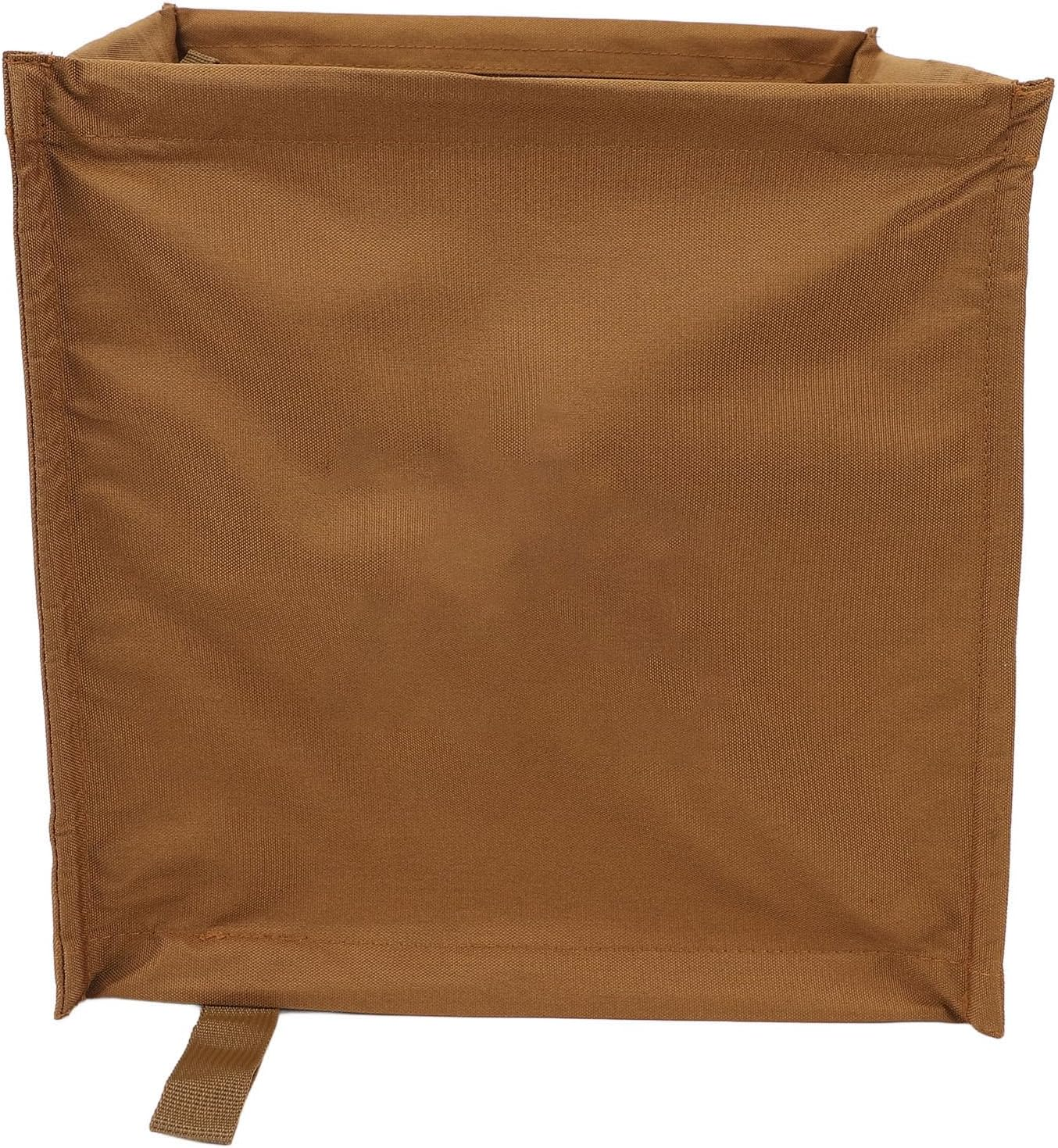 Arborist Throw Line Storage Cube, 33L Large Capacity Easy Throwline Folding Cube, Outdoor Foldable Oxford Cloth Trash Can, Tree Climbing Gear Throwline Box for Camping (Khaki) image number 1