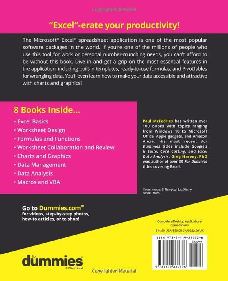 Excel All-In-One for Dummies