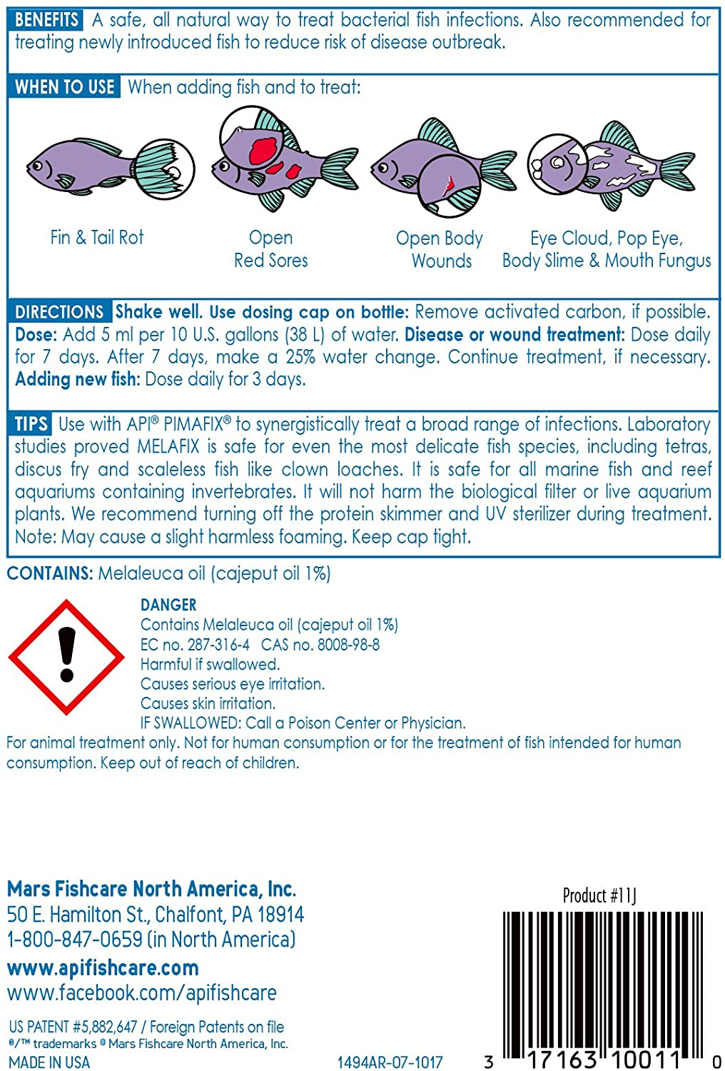 API Bacterial Fish Infections Remedy, 473 Ml image number 6