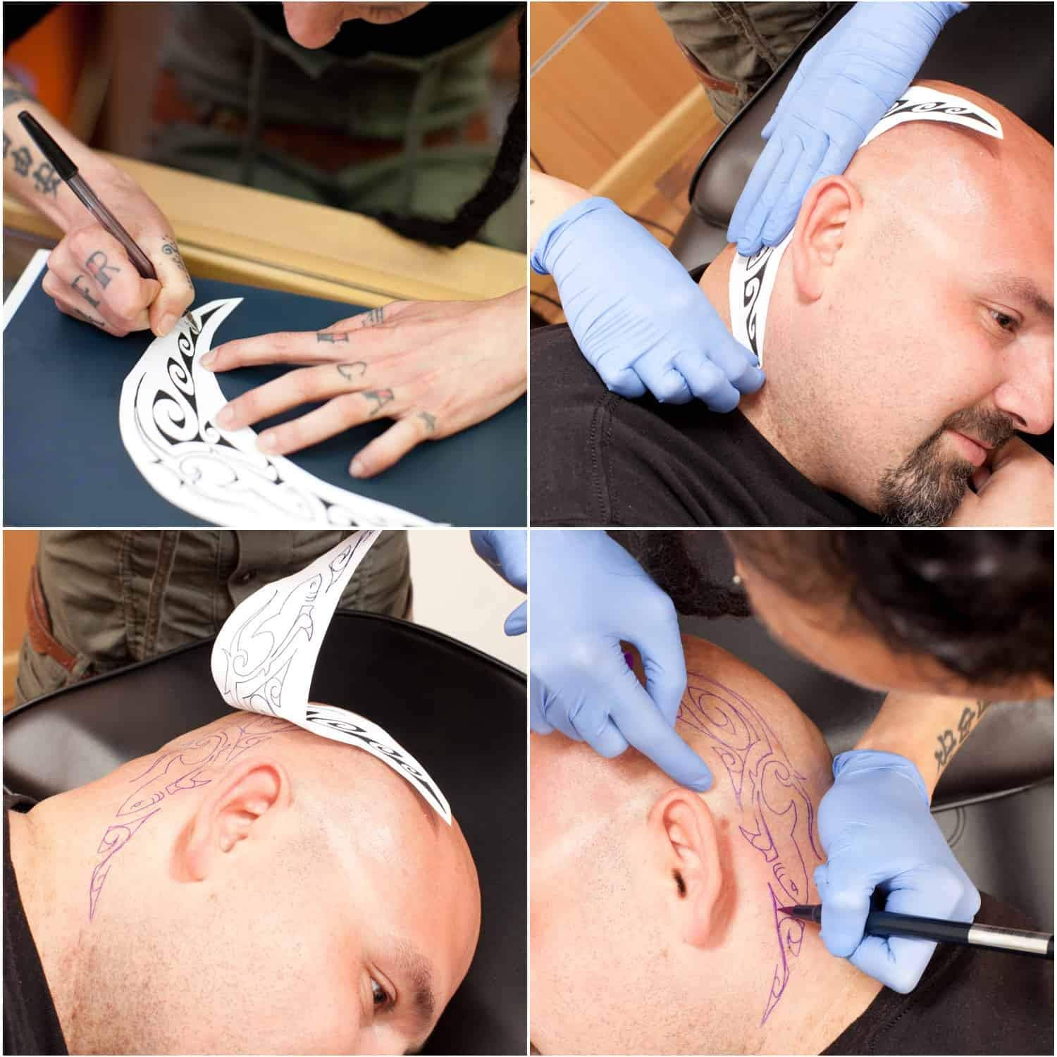 Audab Tattoo Transfer Paper, 38 Sheets Stencil Paper for Tattooing, 8 1/4 X 11 3/4 image number 1