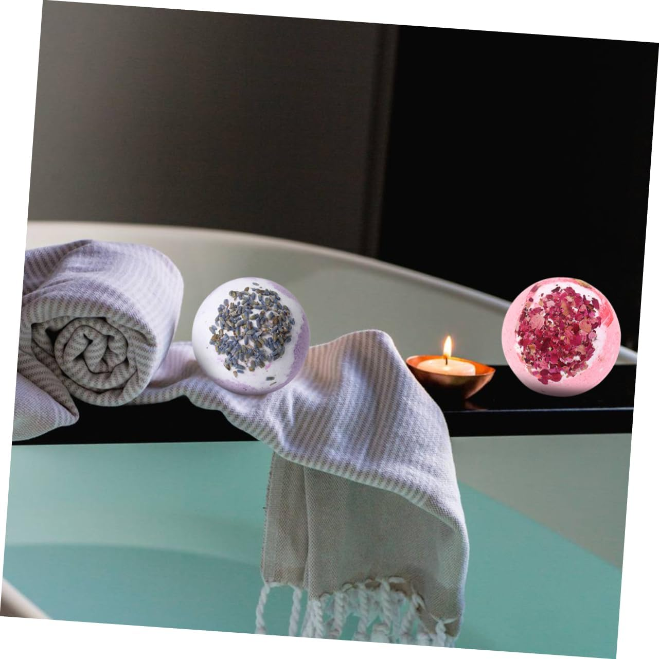 HONITANO 4Pcs Bathing Bubble Essential Oils Aromatherapy Shower for Relaxation Nourishing Skin and Fatigue Relief Suitable for Home Travel and Hotel Use image number 6