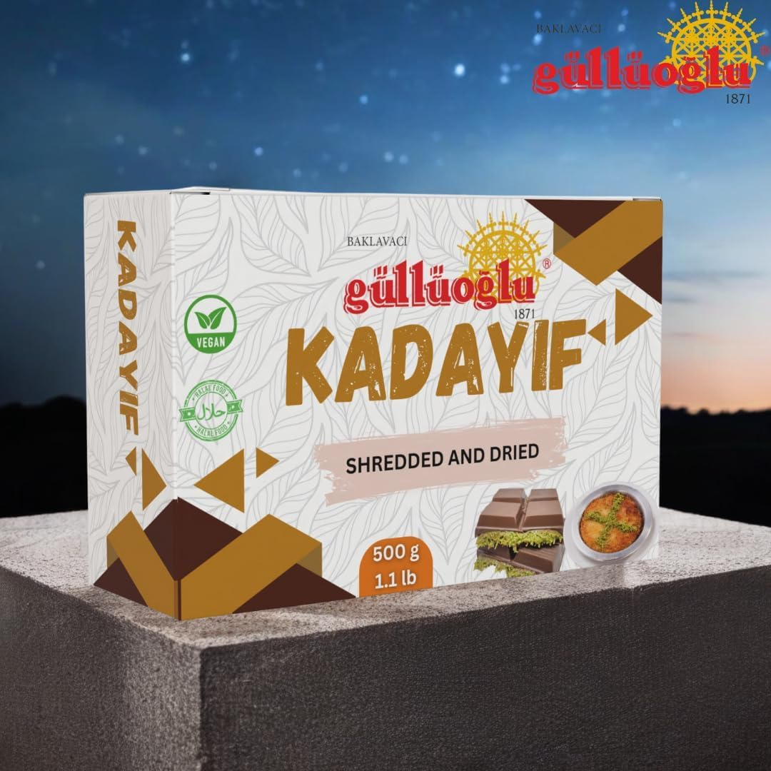 500 Gr Gulluoglu Kadayif, Kataifi, Ingredient for Dubai Chocolate Dried Kadayif image number 1