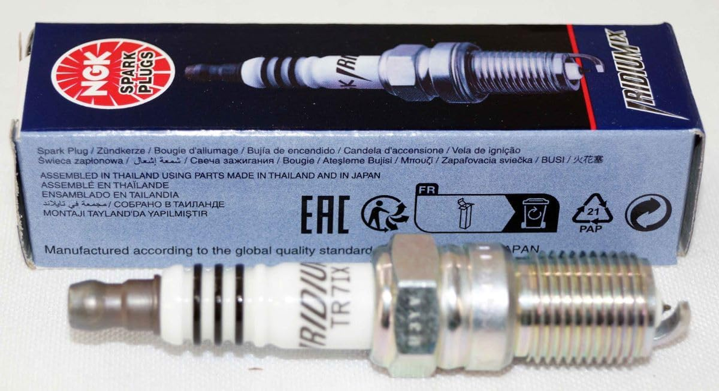 8 New NGK Iridium IX Spark Plugs TR7IX # 3690, Automotive Replacement Parts by NGK image number 1