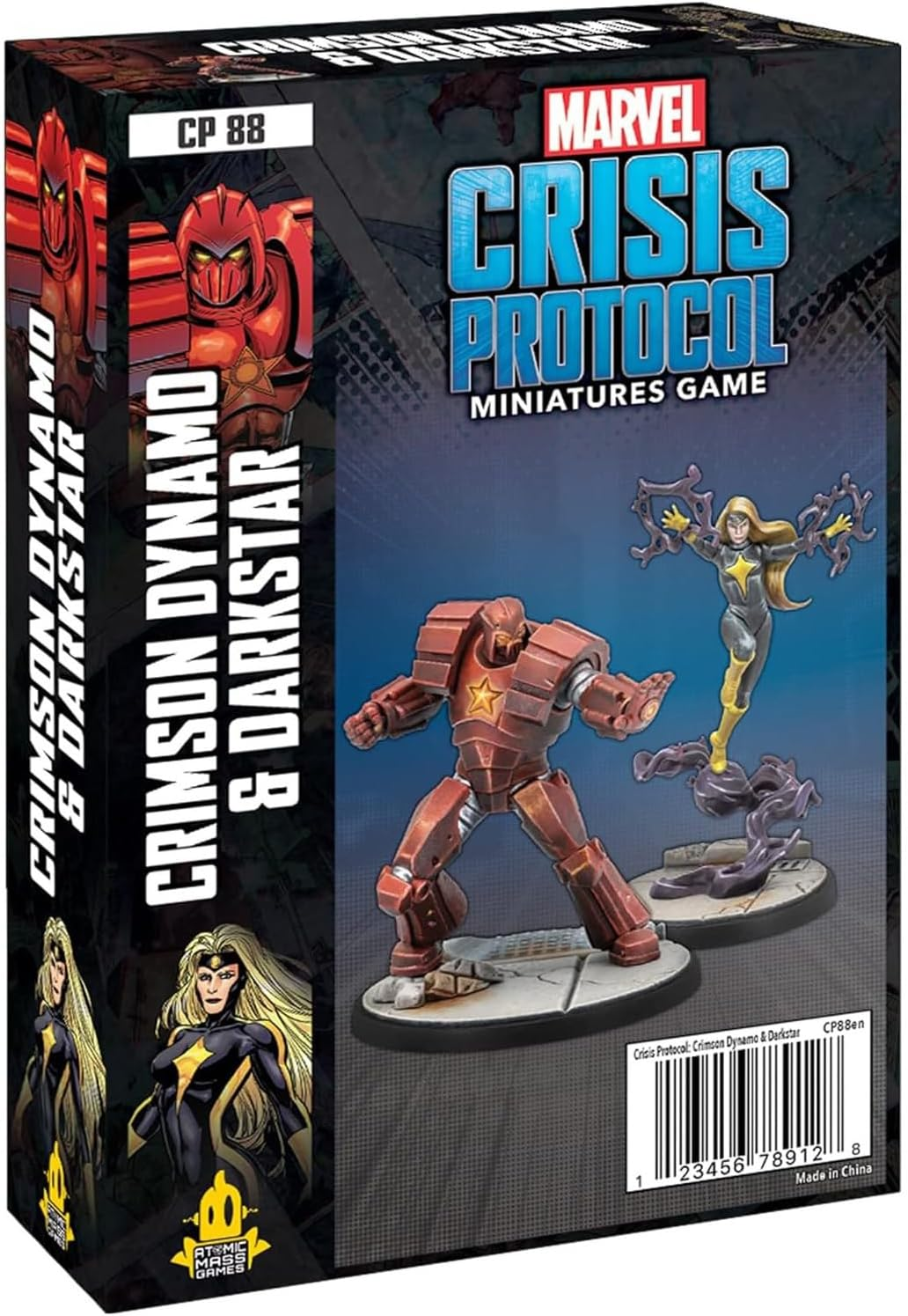 Asmodee North America Marvel Crisis Protocol Crimson Dynamo and Dark Star Miniatures Game