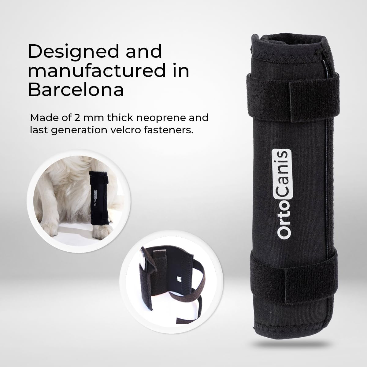 Ortocanis - Carpal Support for Dogs - Carpal Support with Immobilisation Splints for Instability, Osteoarthritis or Hyperextension - Stabilises and Relieves Pain - Size XXXL 19-23 Cm image number 4