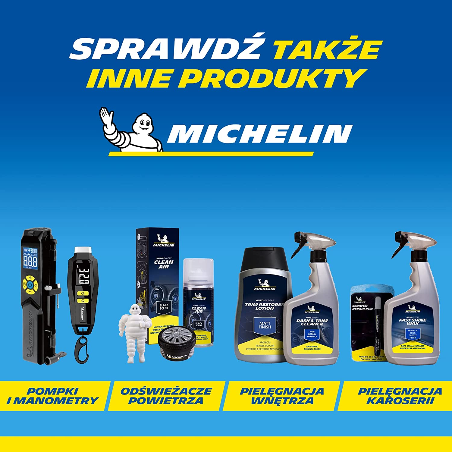 MICHELIN Single Barrel Analogue Tyre Foot Pump with Gauge Accuracy up to +/- 1 PSI, Dual Display PSI and BAR & Snap-In Adaptor Storage (12204), Black image number 3