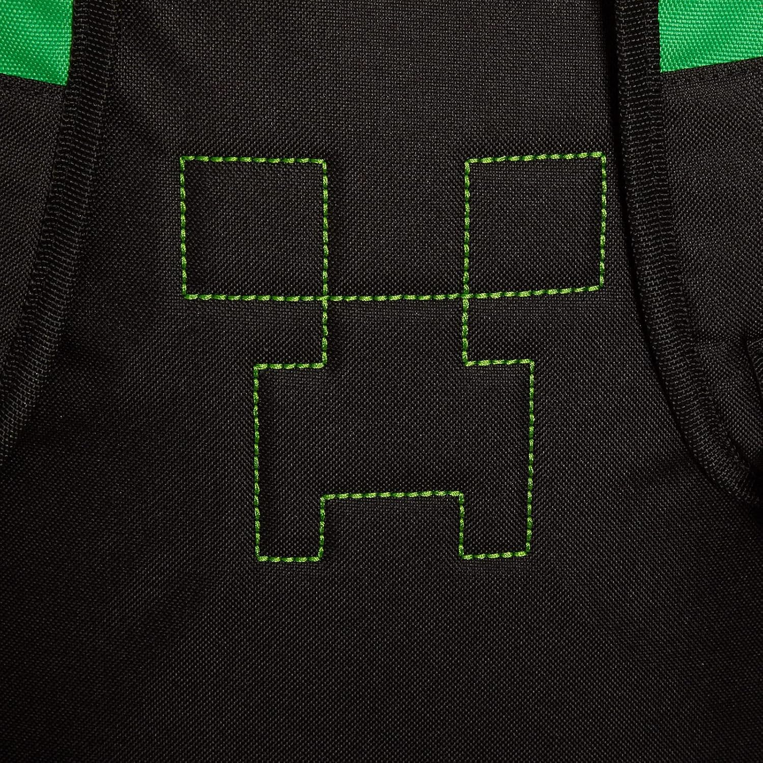 Minecraft Backpack Kids Adults Large School Collage Work Laptop Bag Gaming Rucksack Gift for Gamer, Black, One Size image number 6