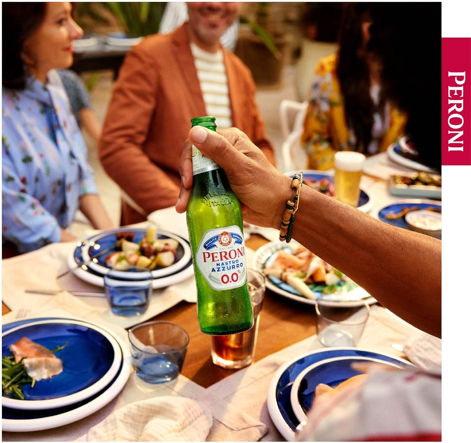 Peroni Nastro Azzurro, Crisp & Refreshing Beer Lager, Delicately Balanced, 5% ABV, 330Ml (Case of 24 Bottles) image number 4