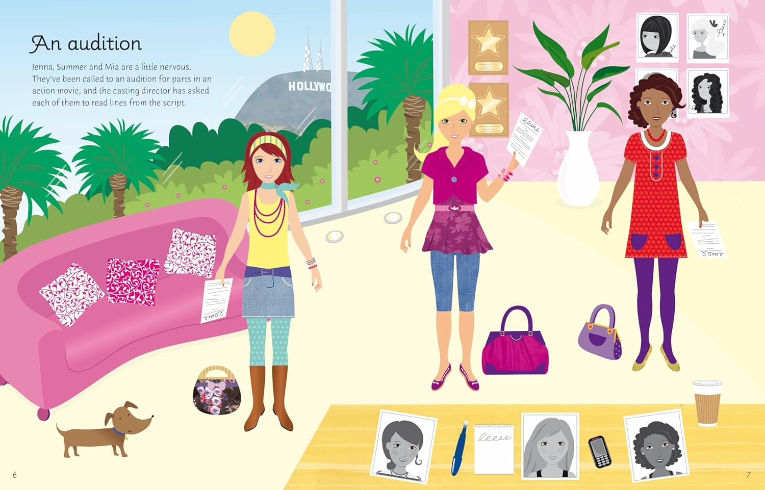 Sticker Dolly Dressing Movie Stars image number 1