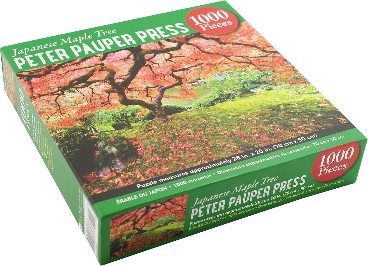 Peter Pauper Press Japanese Maple Tree 1000 Piece Jigsaw Puzzle image number 1