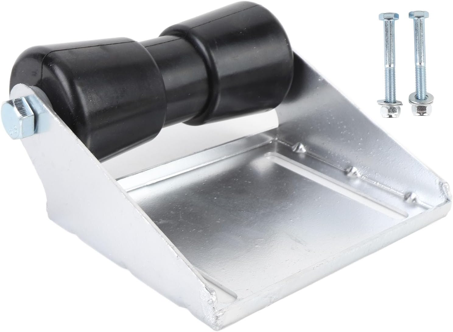 Boat Trailer Roller Brackets, anti Crack Keel Roller Brackets Stable Support Galvanized Steel Reduce Friction 8 Inch for Commercial Vessels image number 4