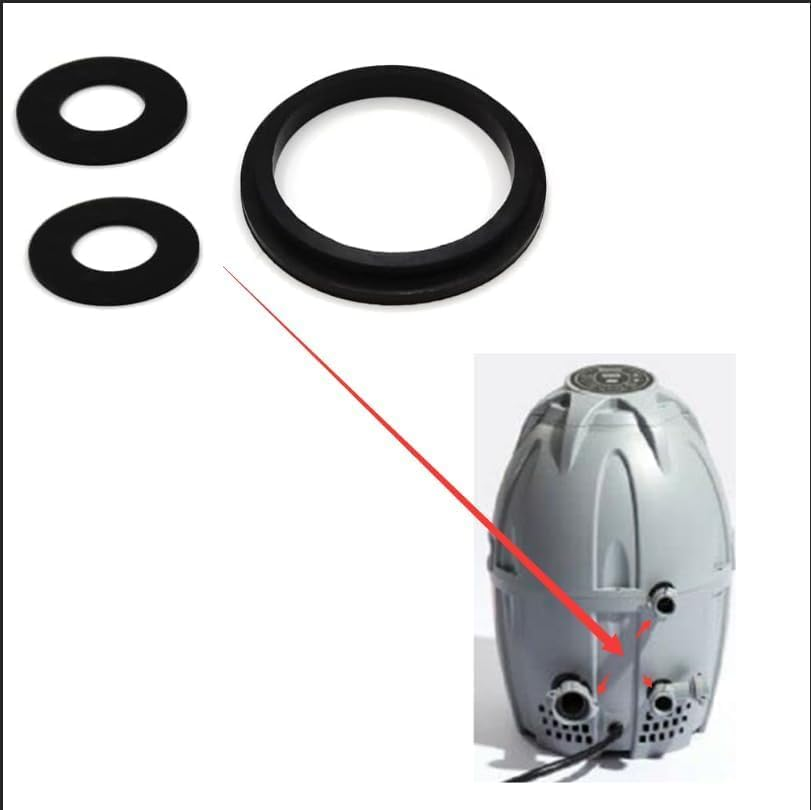 Connector Seals Gaskets Washers Fits for Coleman for Lay-Z-Spa, Nut and Washer (6Pcs)