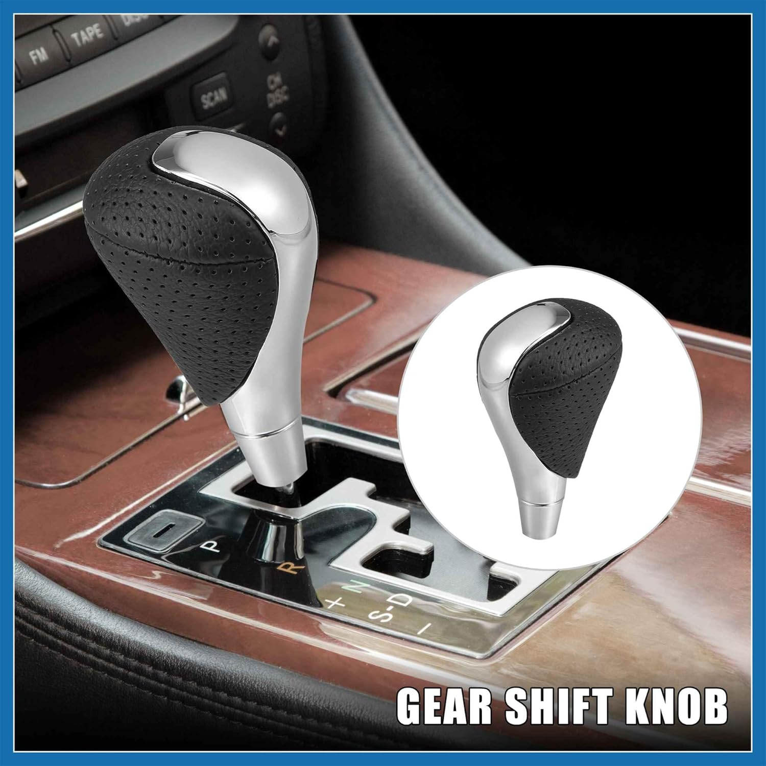 Car Automatic Gear Stick Shift Knob Transmission Silver Tone for Lexus Rx450H 2010-2015 for Lexus IS F 2008-2014