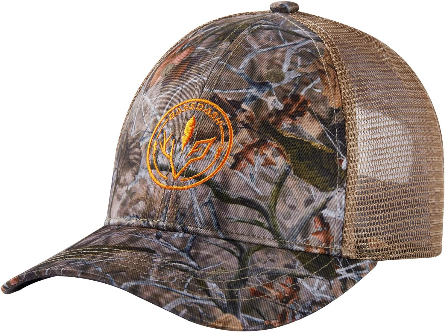 BASSDASH Altimate Fishing Hat Mesh Back for Men Women Adjustable Baseball Trucker Cap