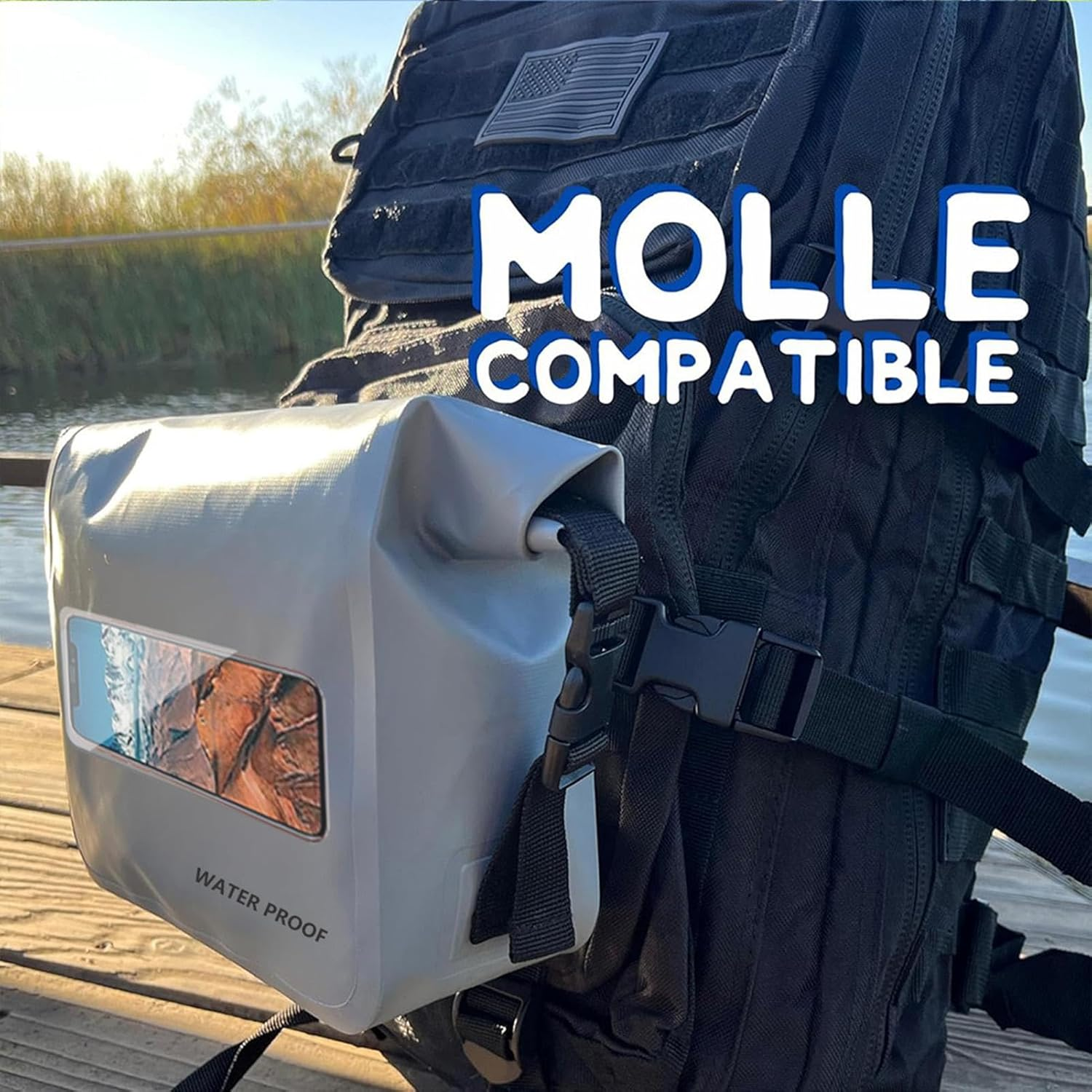 Waterproof Hiking Backpack | Cooler Hiking Backpack,Portable Waterproof Backpack Cooler Outdoor Gear for Camping, Travel, Fishing image number 6