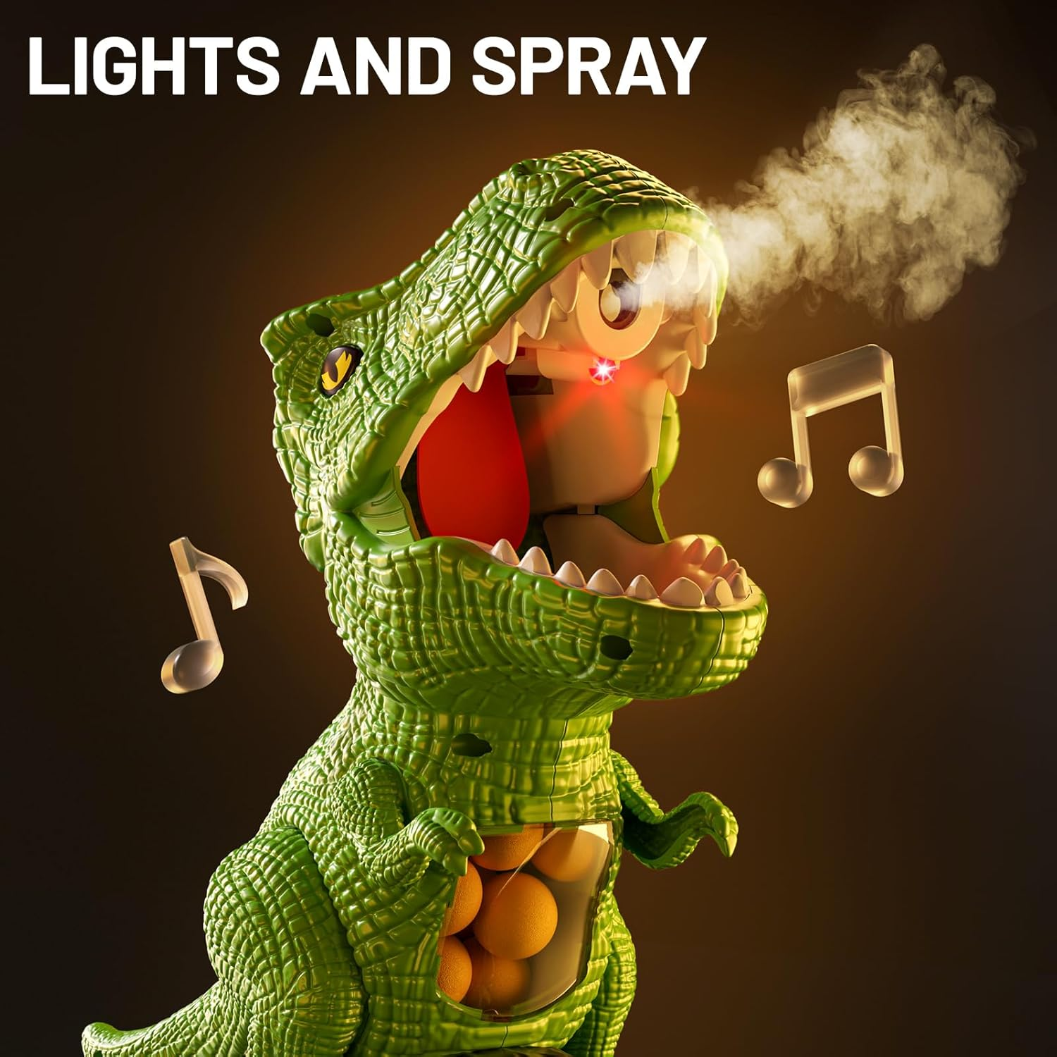 NIPLOOOW Moveable Dinosaur Shooting Toys for Kids 3-8 Years, Movable Shooting Target Toy with Air Pump Guns, Interactive Competition Game for Boys and Girls Ages 3 4 5 6 7 8 Years Old image number 4