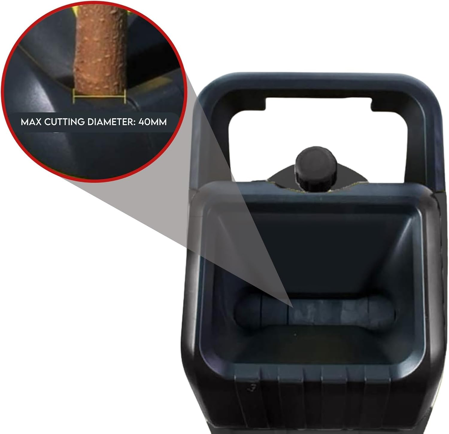 King Tech Garden Shredder 2500W Electric Wood Chipper Powerful Leaf Tree Branch Multi-Purpose Mulcher Portable Wheels with Bag image number 5