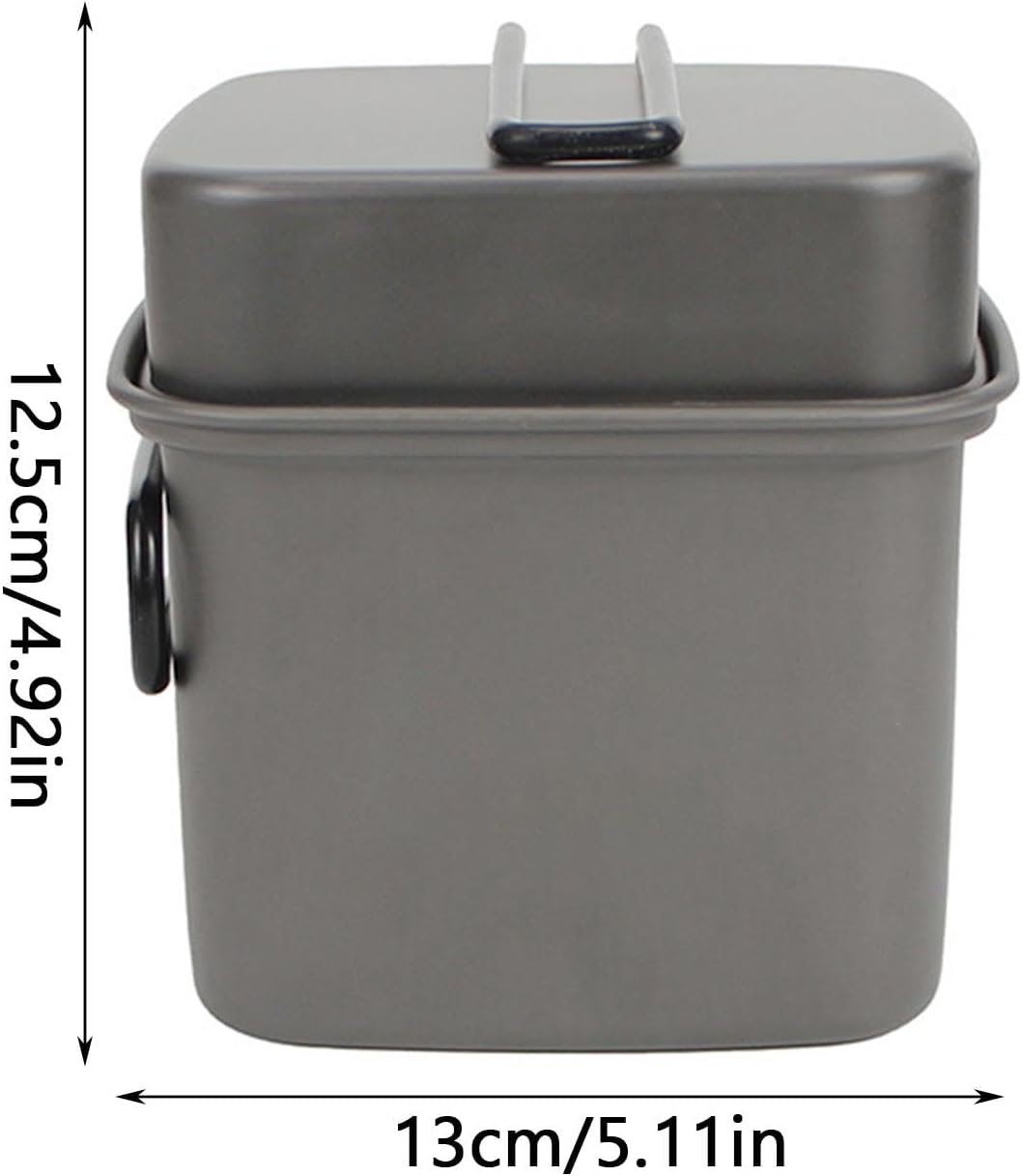 Camping Cookware, Outdoor Cooking Camping Pots Cookware Aluminum, Multifunctional Camp Cooking Utensils Set Lightweight Camping Gear for Camping Cycling Hiking