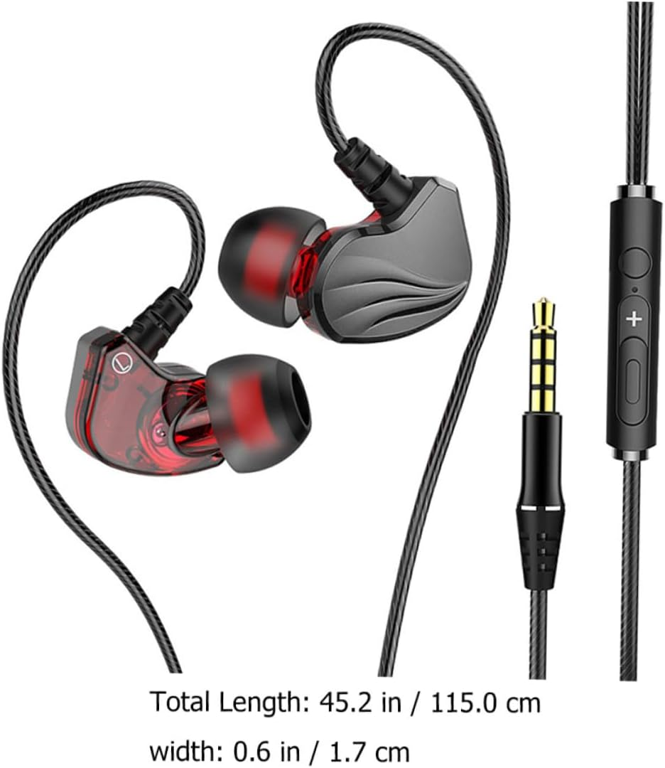 CLISPEED High Fidelity Earphones Jack Wired Headset for Phone Tablet Headphones