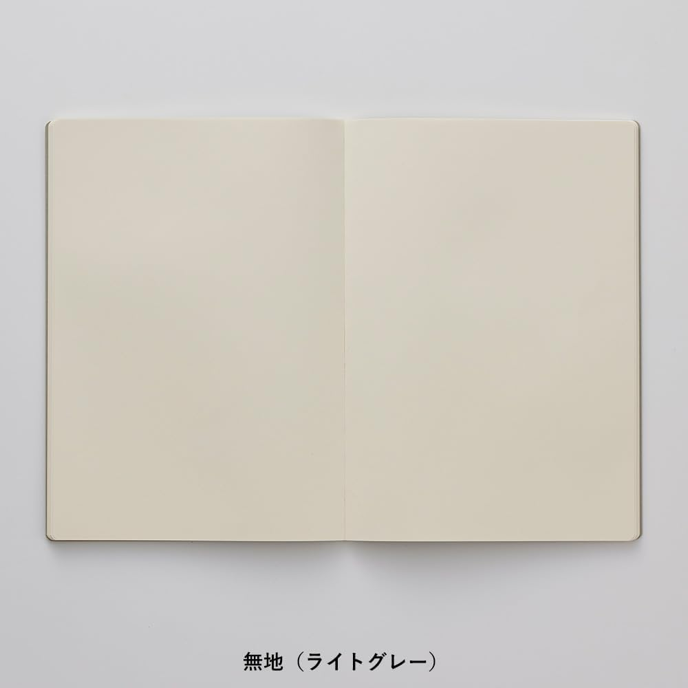 Noritsu NCP01 NOLTY Notebook, A5, Plain, Cream Paper, 192P, Light Gray image number 3