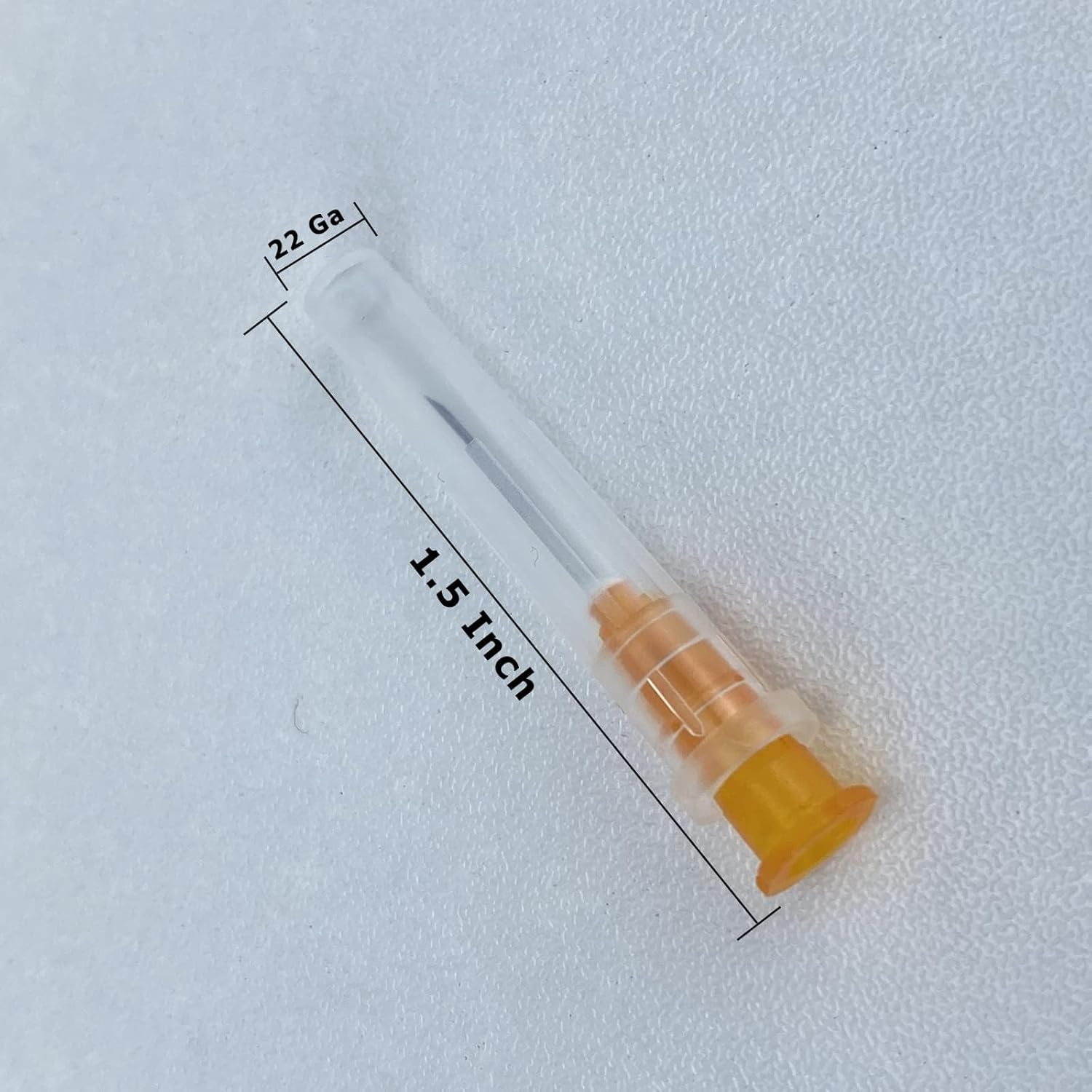 Jiayoushot 100 PCS 25 Ga Dispensing Needle,Individual Package of Injection Syringe Accessories with Luer Lock,Suitable for Refilling Liquid, Inks,Livestock & Industry(1Inch/25Mm) image number 3