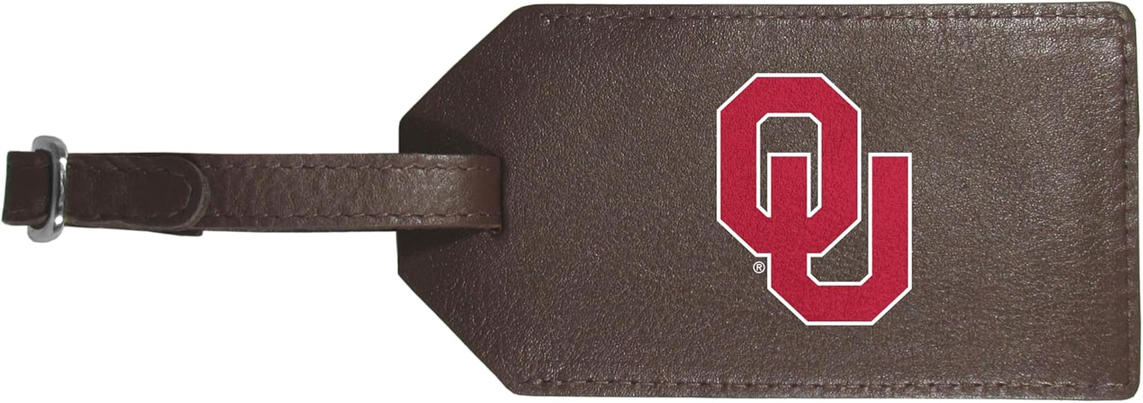 Siskiyou Oklahoma Sooners Leather Luggage Strap, One Size, Team Colors image number 3