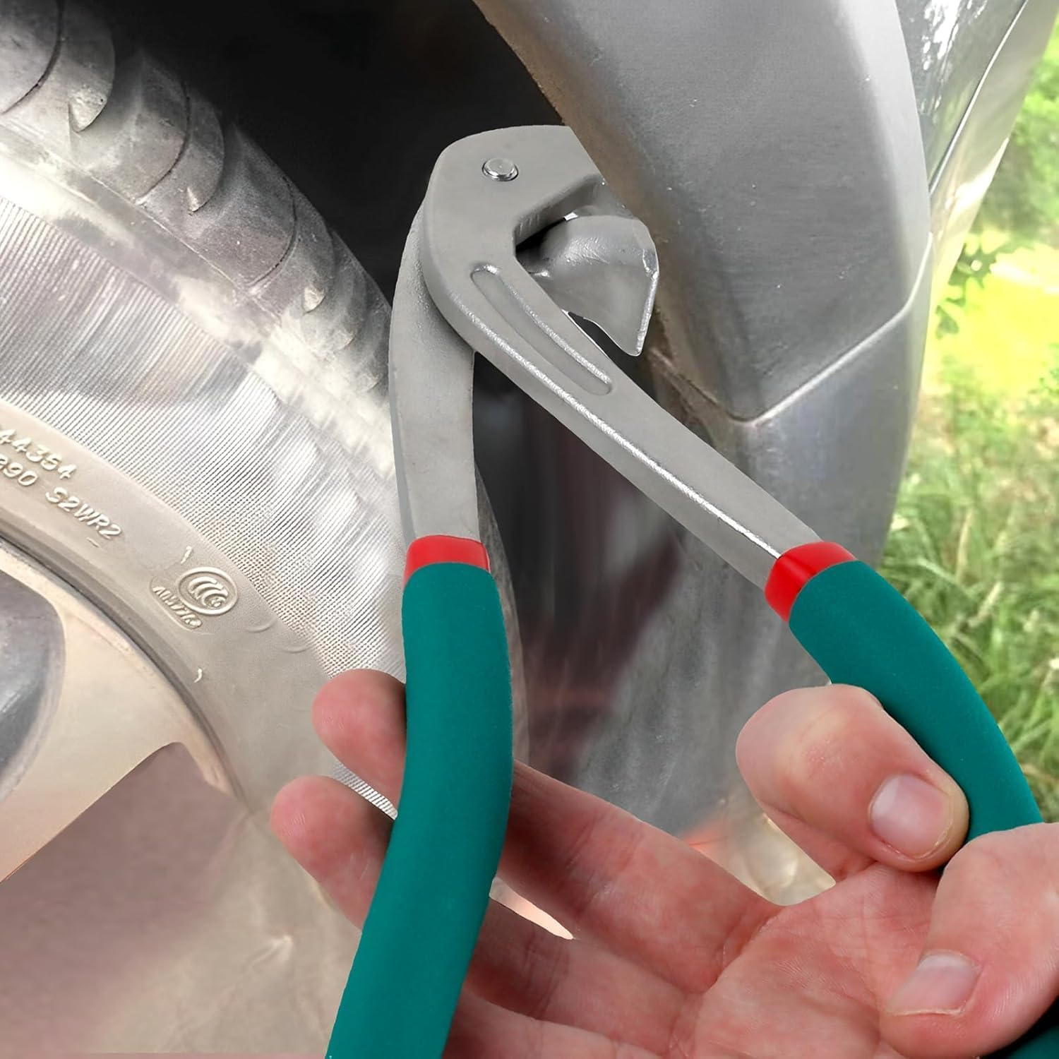 Car Fender Edge Repair Tool, Paintless Dent Repair Tool, Heavy Duty Car Door Panel Fix Tool, Autobody Metal Repair Tool, Non-Damaged Crimp Repair Tool image number 4