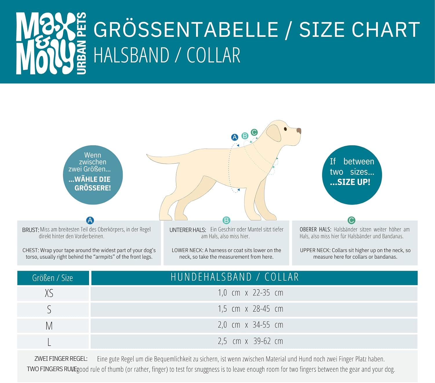 Max & Molly Smart ID Dog Collar - Blue Ocean - X-Small image number 1