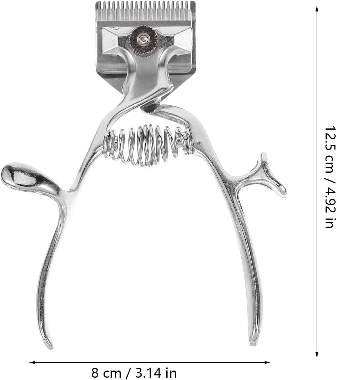 Healvian Old Fashioned Manual Haircut Hair Trimmer Hairdresser Non-Electric Scissors Stainless Steel image number 5