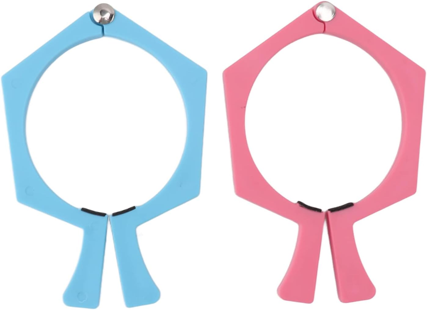 Sublimation Tumblers Pinch, Sublimation Cup Clamp Reduce Grip Strength Nonslip Silicone ABS for Heat Press Parts (And Blue) - Black And Grey image number 2