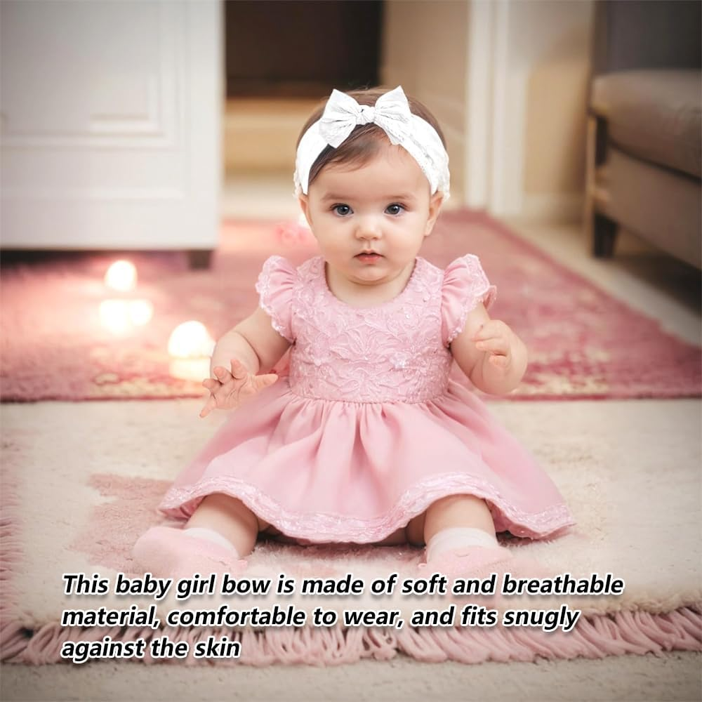 2Pcs Headbands with Bows Soft Headband with Bows Hairbands Cute Bow for Everyday Wear and Special Occasions image number 1