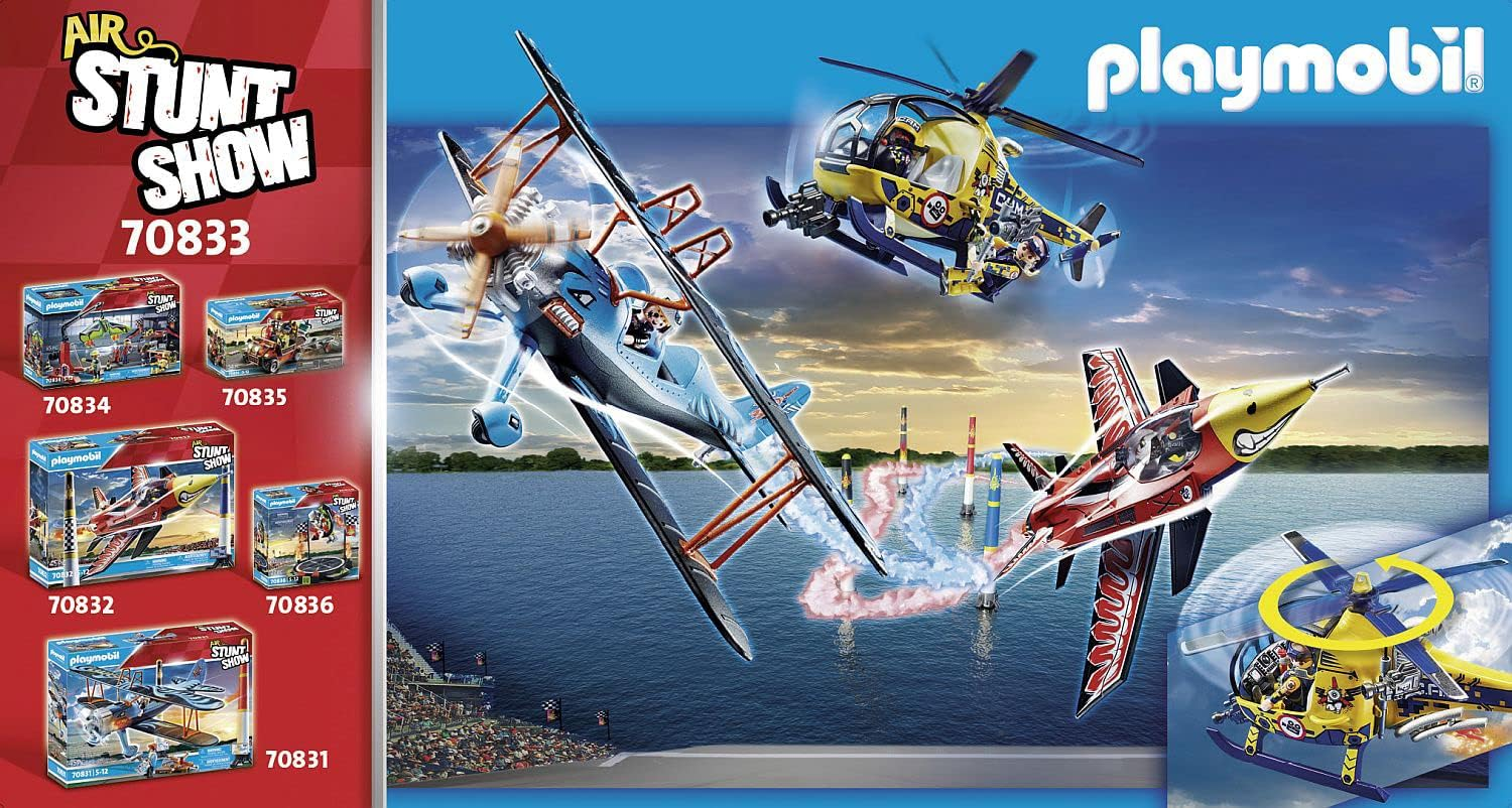Playmobil - Air Stunt Show, Helicopter with Film Crew image number 4