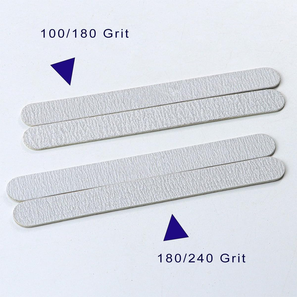 Nail File 20 PCS Professional Double Sided 180/240 Grit Durable Nail Files Manicure Tool and Nail Buffering Files image number 6
