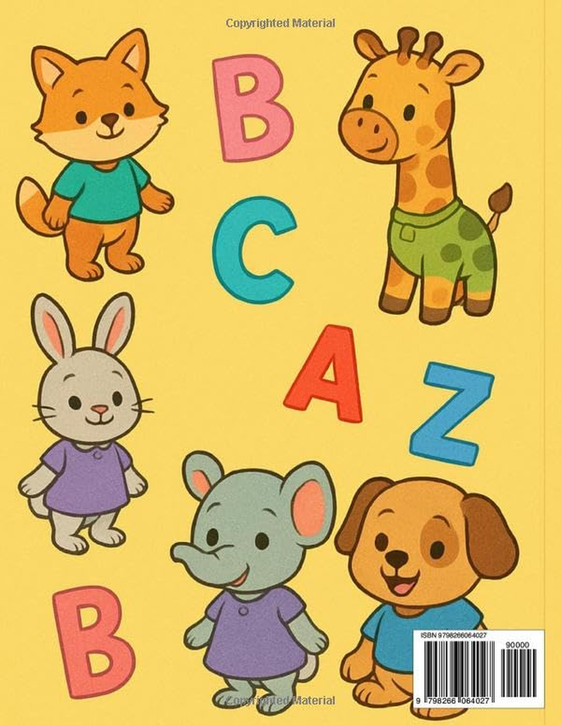 My First ABC Animal Friends Coloring Book