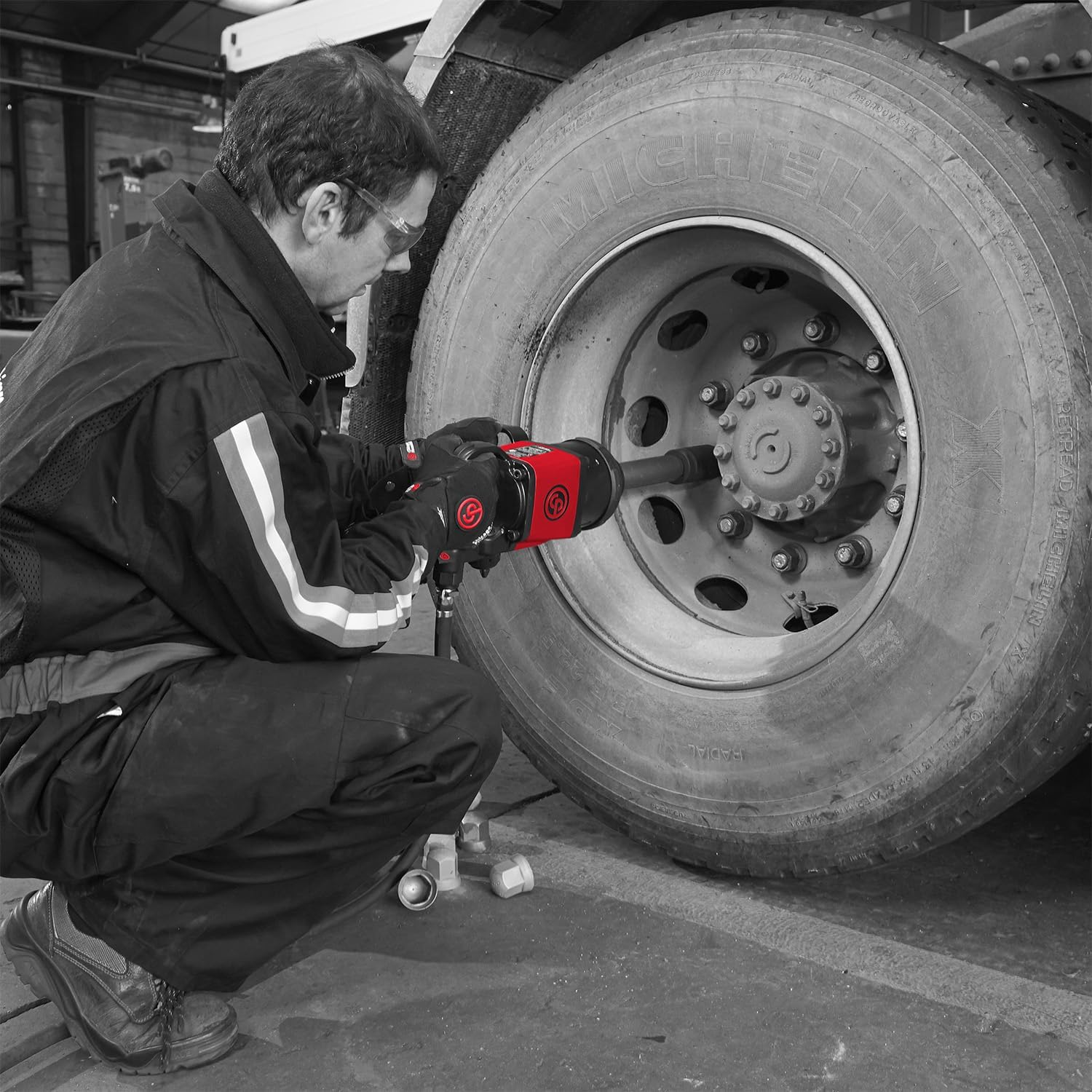 Chicago Pneumatic Tool CP7782-6 Heavy Duty 1-Inch Impact Wrench with 6-Inch Extended Anvil image number 1