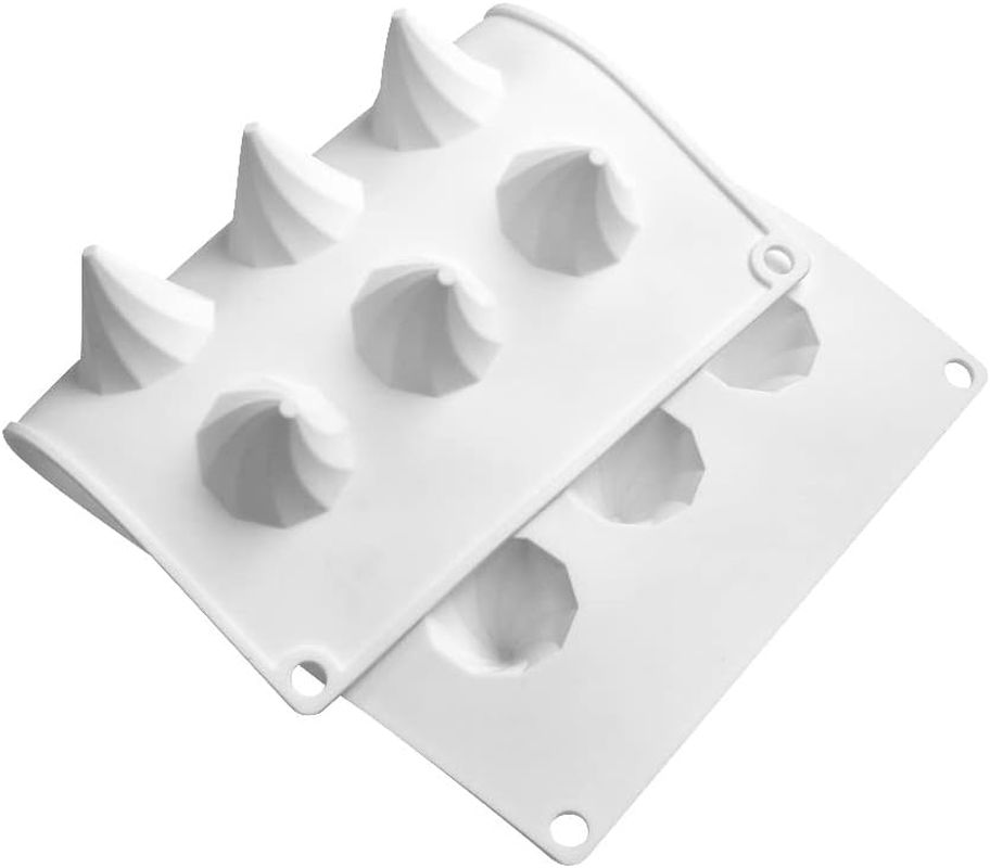 Mostsom Silicone Molds Chocolate & Cookie Molds - Perfect for Chocolate Covered Oreos, Cupcakes, Candies & Mini Soap Making (Peaks C) image number 6