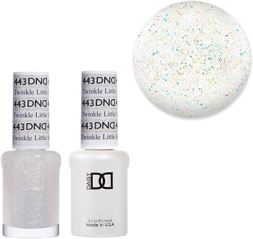 DND 443 Twinkle Little Star - Daisy Collection Gel & Lacquer Duo 15Ml