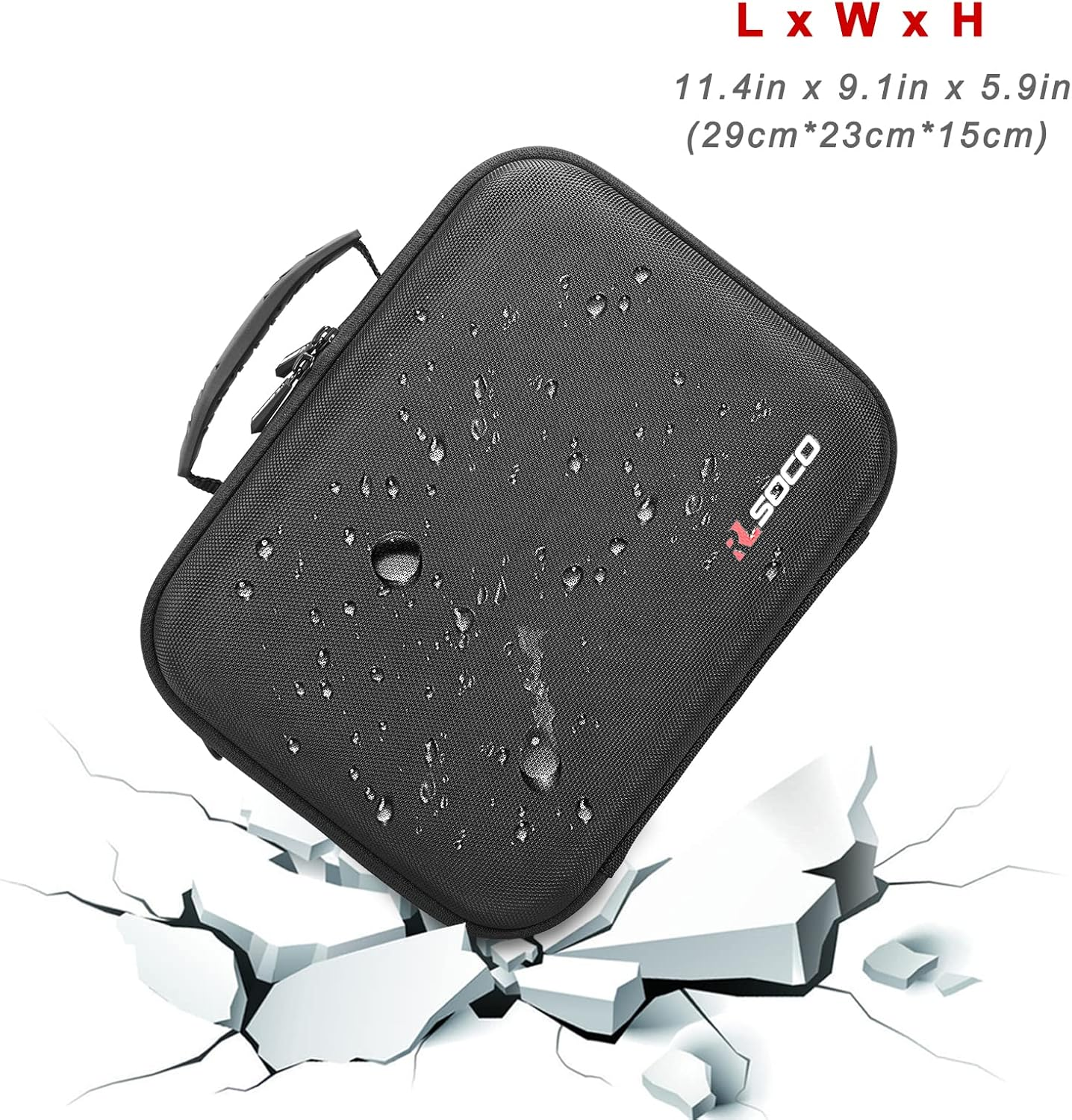 RLSOCO Hard Case for DJI Mini 3 Pro - Fits Full Mini 3 Pro Accessories: Drone Body,Rc-N1 or RC Controller,Propellers (Allows Arms Unfold and Fold)